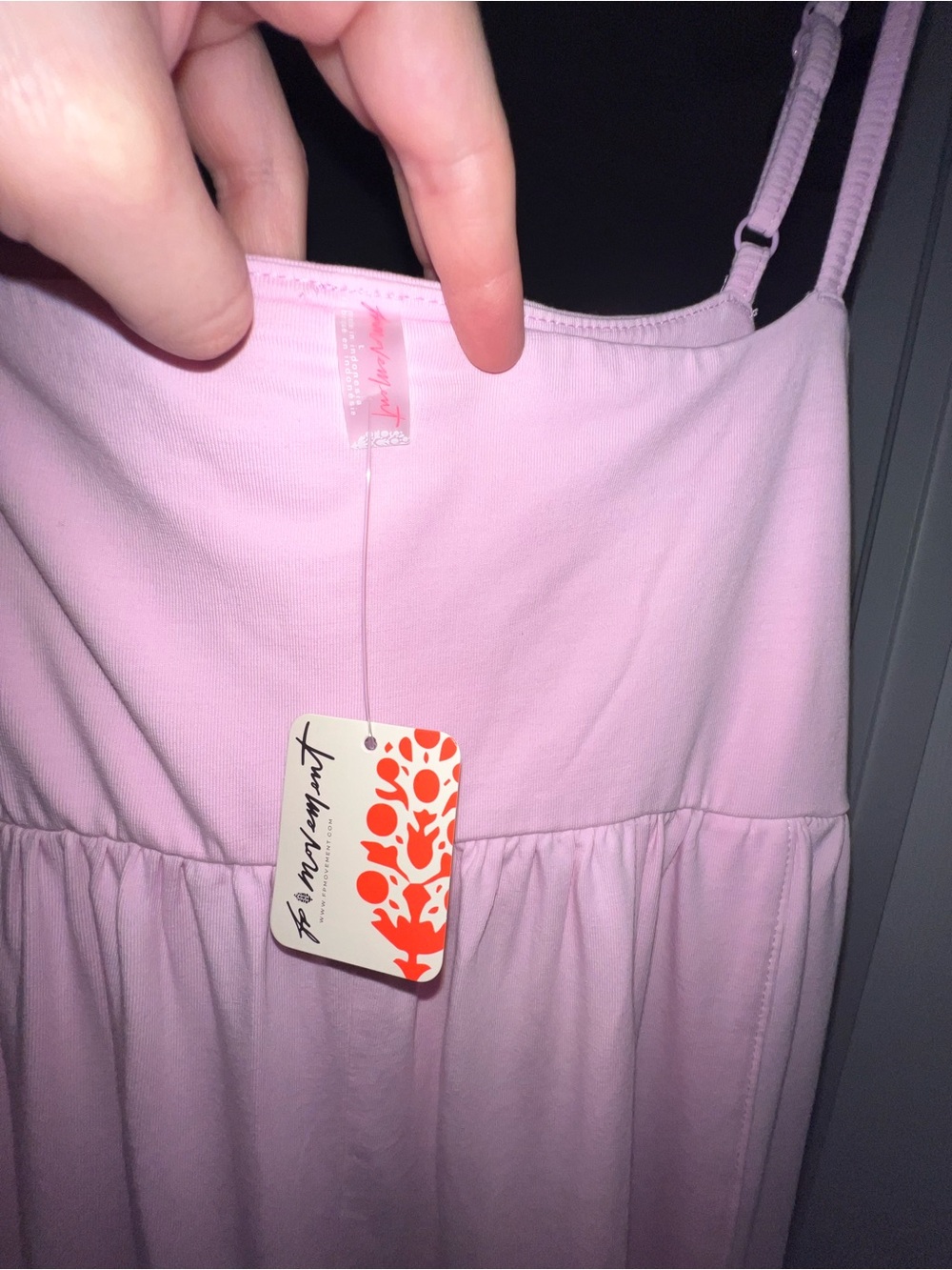NWT Free People FP Movement Hot Shot Strappy Onesie Baby Pink Size: Large - Picture 7 of 12